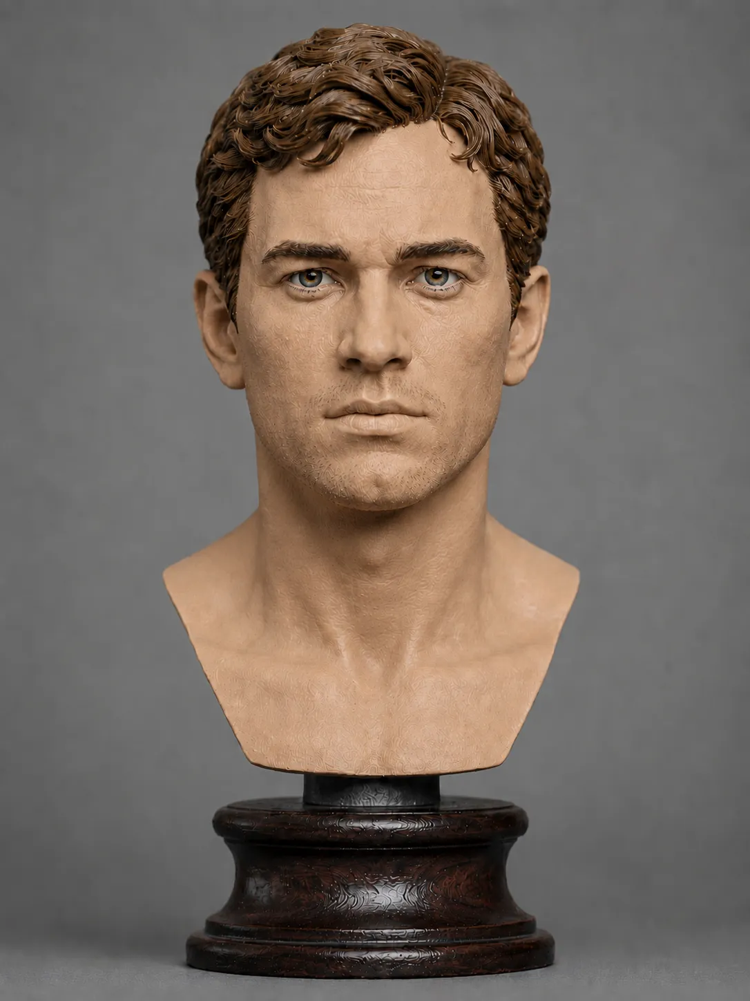 Busto sem pintura de pele